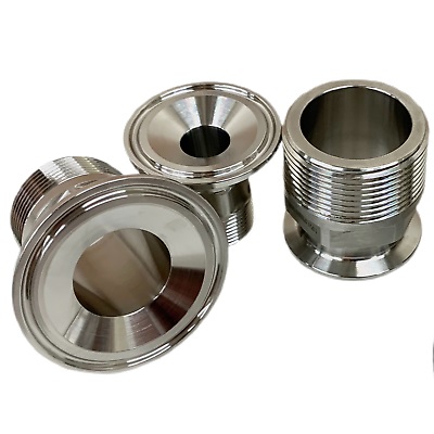 tc clamp Stainless Steel Triclamp Bsp Ferrul / Nipple