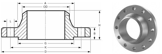 weldneck flange