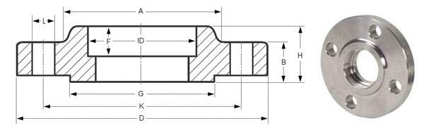 socket weld flange